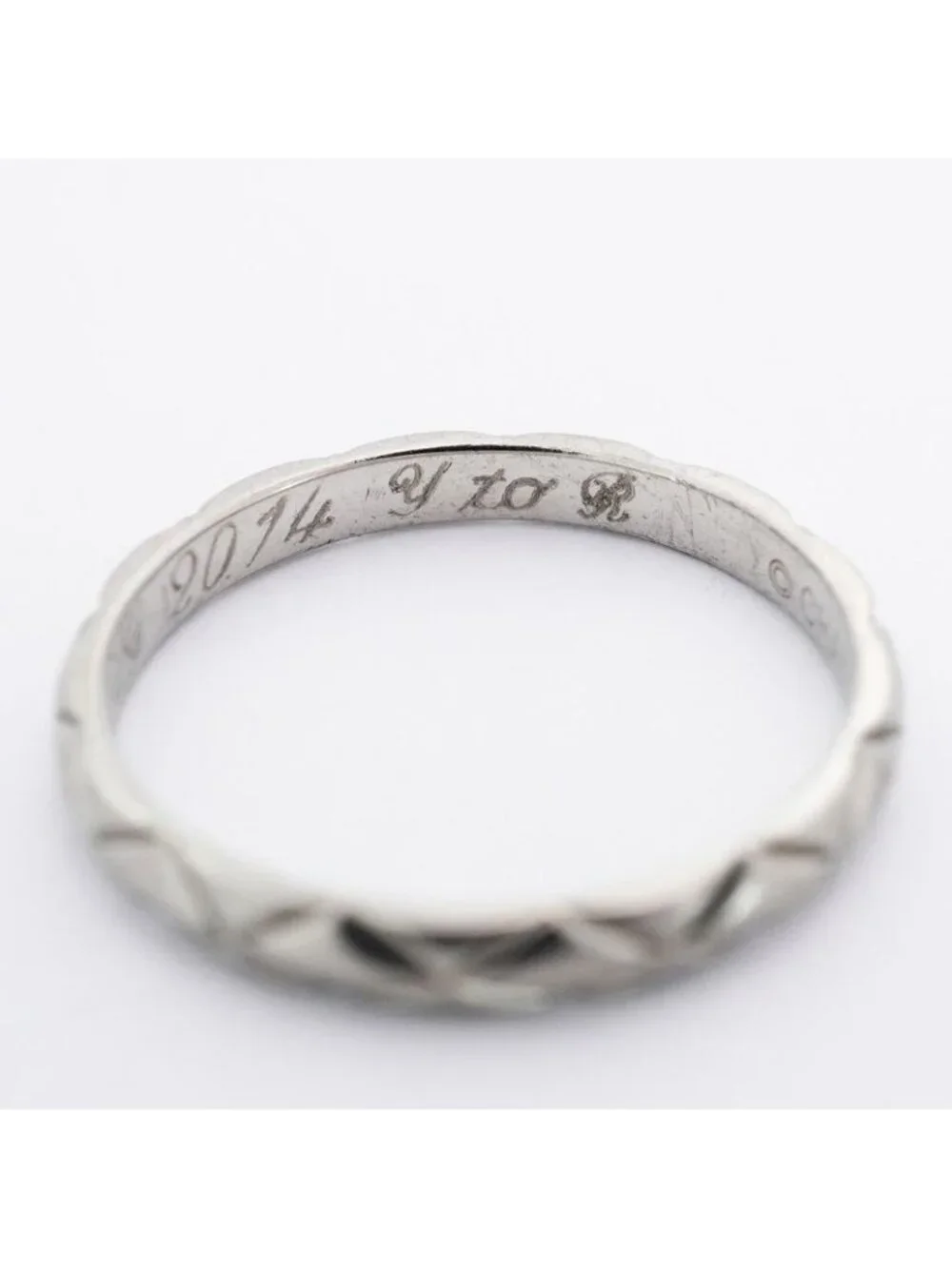 Chanel Ring Quilted Platinum 54 - Picture 8 of 11